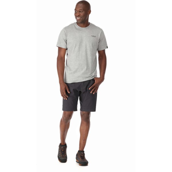 Koszulka męska Stance Mountain Peak Tee Rab - Grey Marl