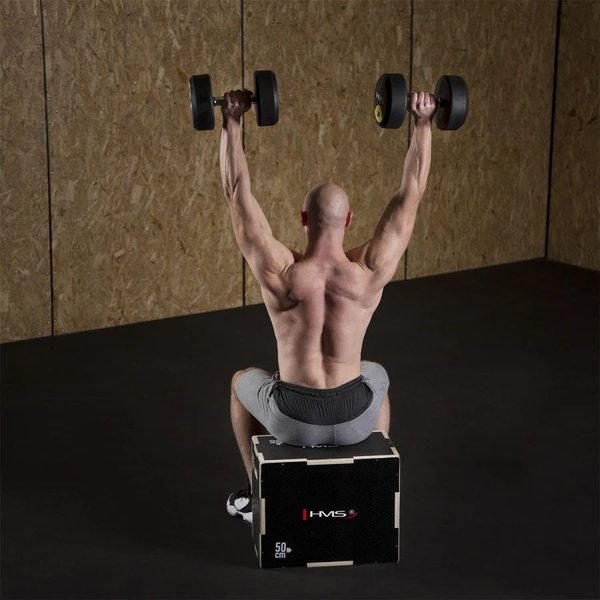 Skrzynia plyometryczna drewniana, crossfit DSCO3 HMS