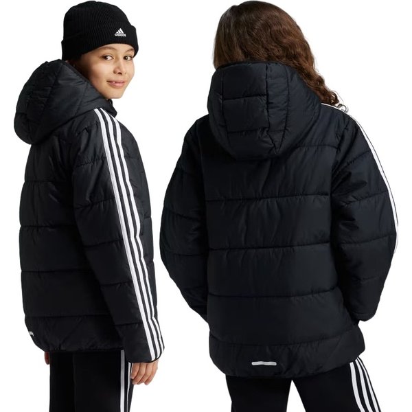 Kurtka juniorska Ess 3S Pad Adidas - czarna