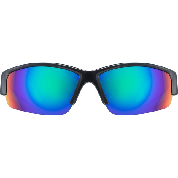 Okulary przeciwsłoneczne Sportstyle 215 Uvex - black mat/green
