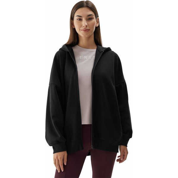 Bluza damska 4FAW23TSWSF0715 4F - głęboka czerń