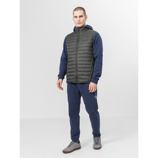Kamizelka puchowa męska H4Z22 KUMP001 4F - khaki