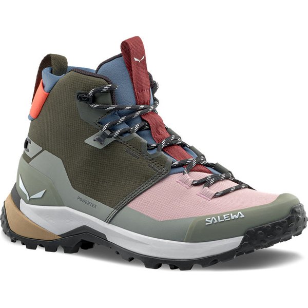 Buty trekkingowe Puez Mid PTX Wm's Salewa - Dark Olive/Shadow
