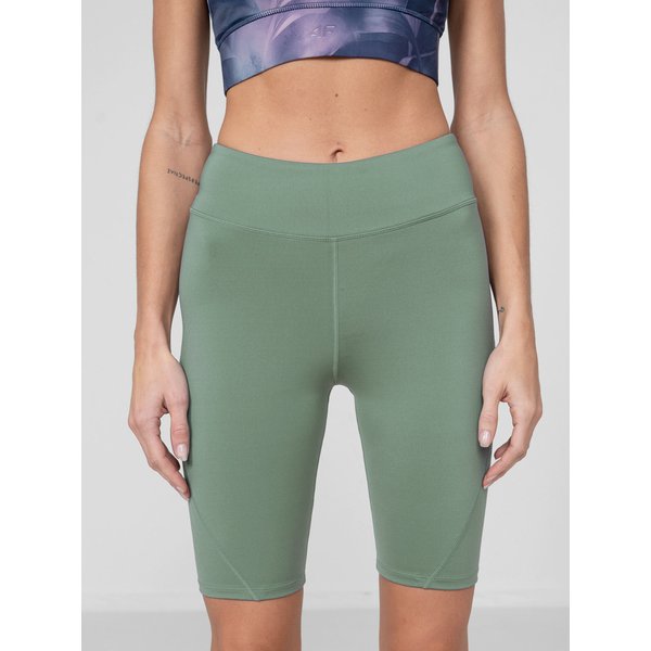 Spodenki funkcyjne damskie H4Z22 SKDF012 4F - morska zieleń