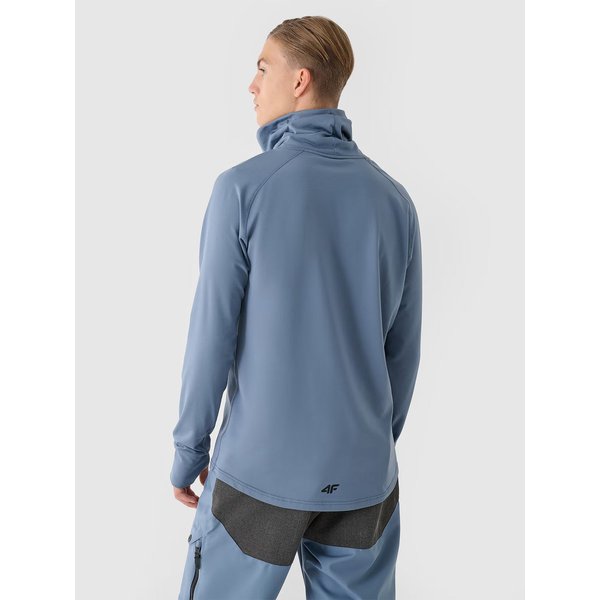 Longsleeve termoaktywny męski UBRUM080 4F - denim