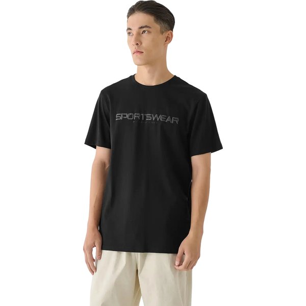 Koszulka męska TTSHM2962 4F - głęboka czerń