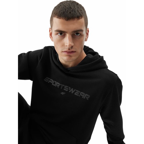 Bluza męska 4FAW23TSWSM0773 4F - głęboka czerń