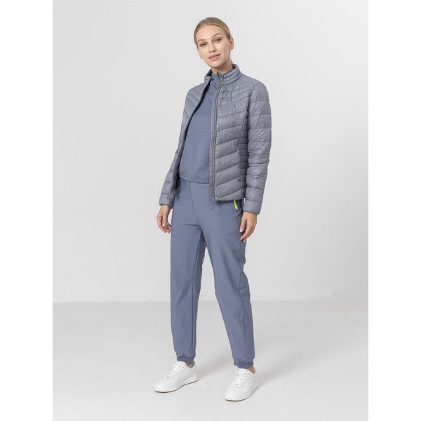 Kurtka puchowa damska H4Z22 KUDP002 4F - denim