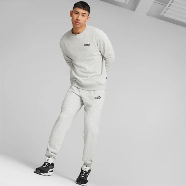 Spodnie dresowe męskie ESS Elevated Puma - light gray heather