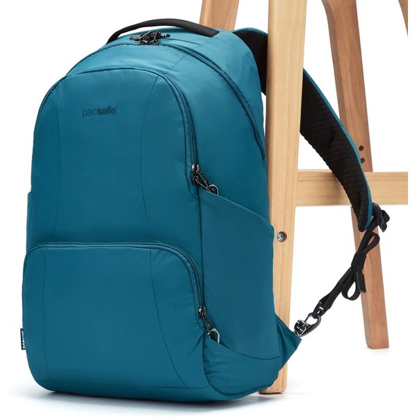Plecak antykradzieżowy Metrosafe LS450 Econyl RFID 25L PacSafe - Tidal Teal