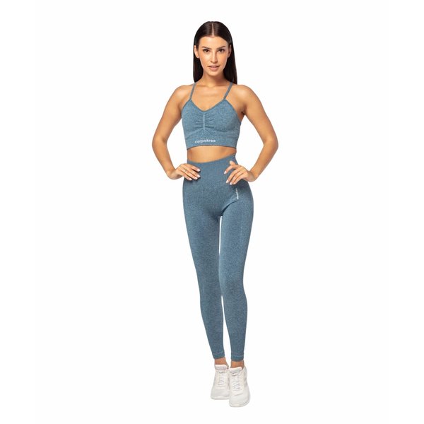 Biustonosz bezszwowy damski Allure Carpatree - Blue Melange