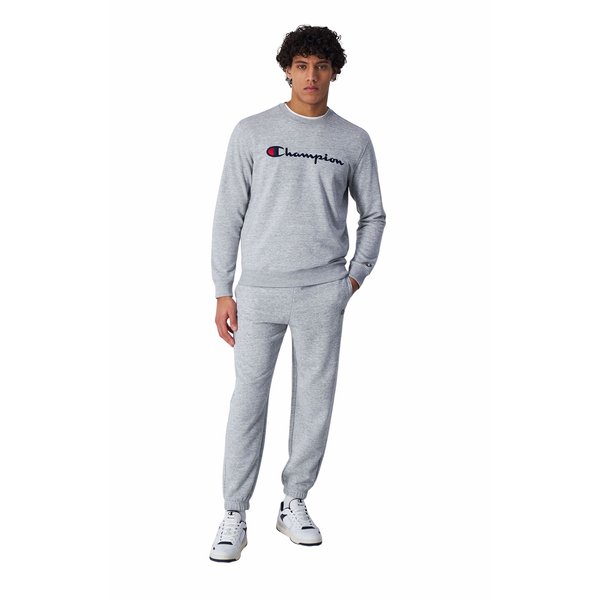 Bluza męska Embroidered Big Script Logo C Champion - szara