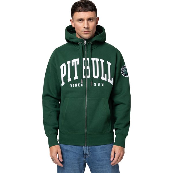 Bluza męska Hooded Zip Norton Pitbull West Coast - hunter green