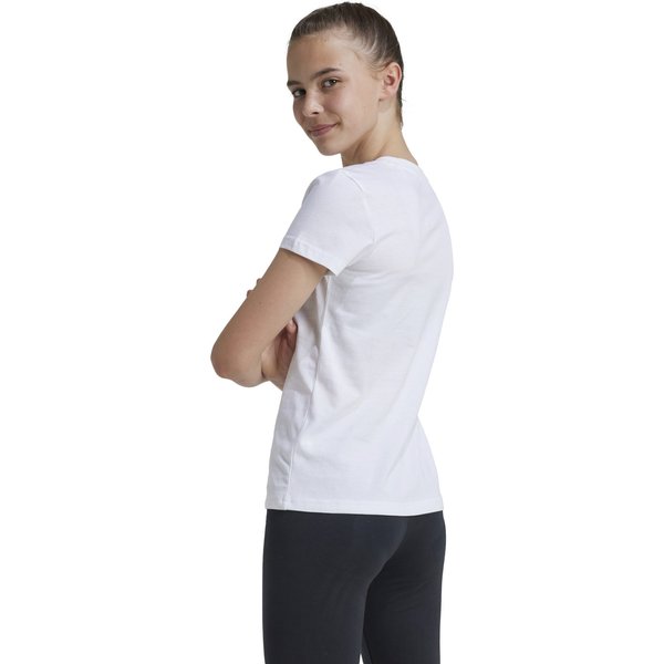 Koszulka juniorska Metallic Print Adidas - biała