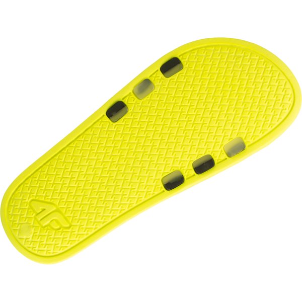 Klapki 4FSS23FFLIM075 4F - czarne/żółte