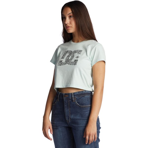 Koszulka damska Star Fill Cropped DC Shoes - white