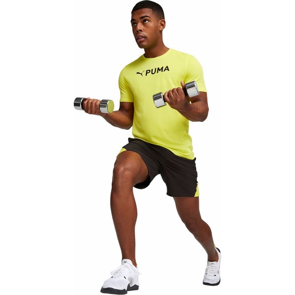 Koszulka męska Fit Ultrabreathe Tee Puma - żółta
