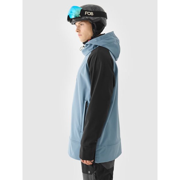Bluza snowboardowa męska FOB TSOFM255 4F - denim