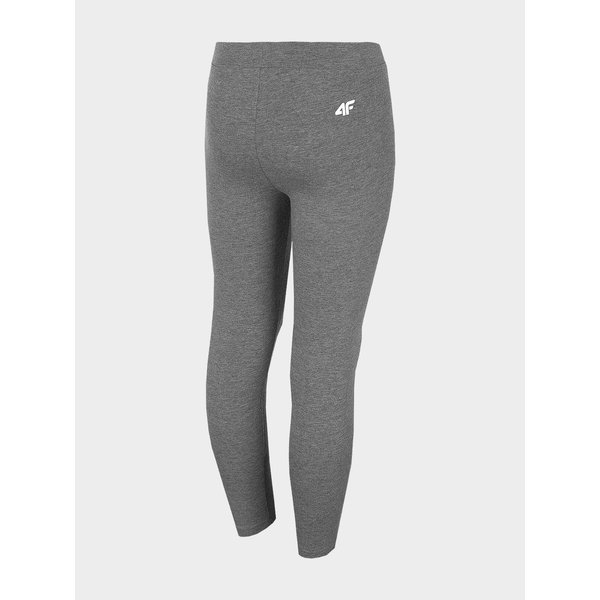 Legginsy dziewczęce HJL22 JLEG002 4F - szare