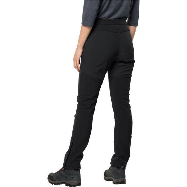 Spodnie trekkingowe damskie Stollberg Jack Wolfskin - black