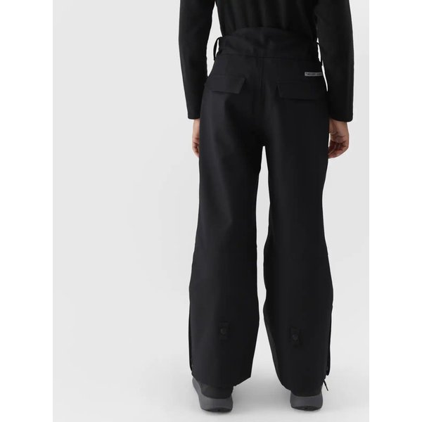 Spodnie narciarskie chłopięce TFTRM655 4F - głęboka czerń