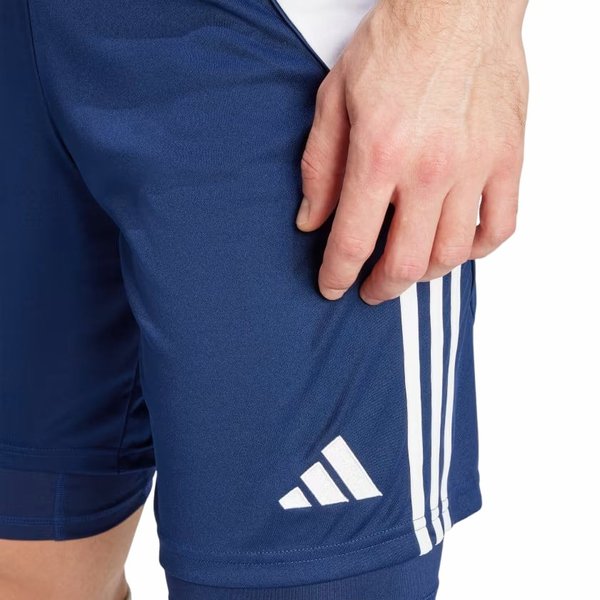 Spodenki męskie Tiro24 Training 2w1 Adidas - niebieskie
