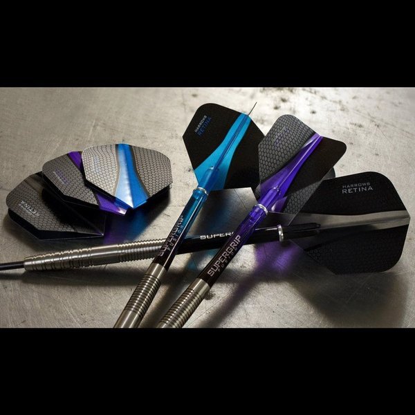 Część zamienna, piórka Retina 3szt Harrows - niebieskie