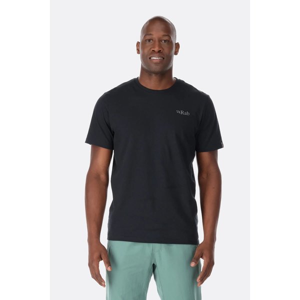 Koszulka męska Stance Mountain Peak Tee Rab - black