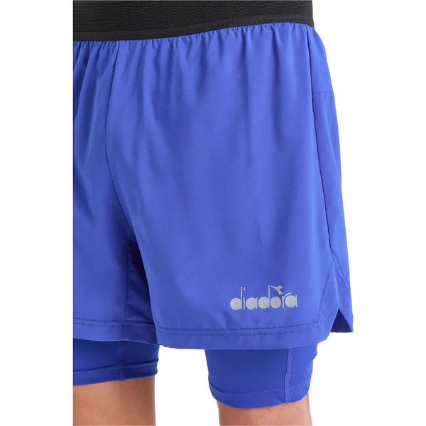 Spodenki męskie Double Layer Bermuda Be One Diadora - czarny