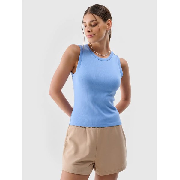 Bezrękawnik damski TSLEF132 4F - denim