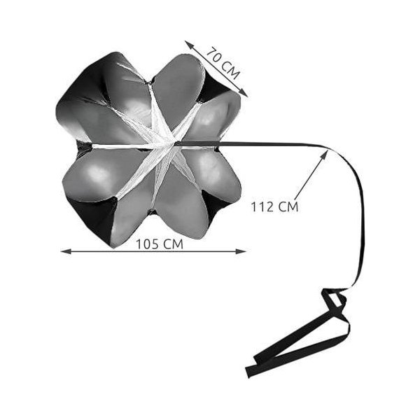 Spadochron oporowy do treningu szybkości