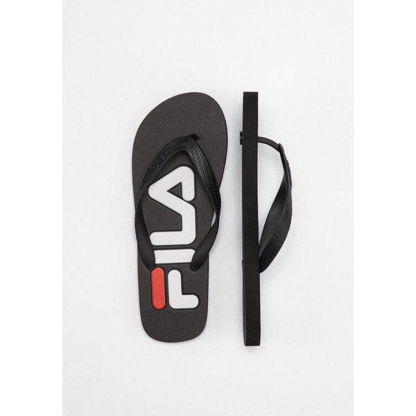 Klapki, japonki Troy Fila - black