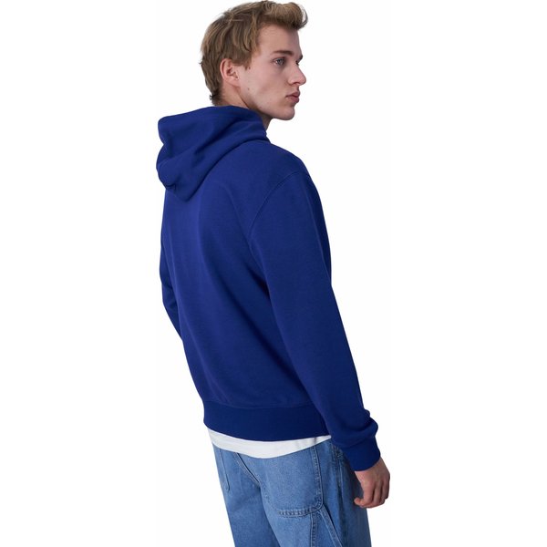 Bluza męska Tonal Script Logo French Terry Hoodie Legacy Champion - granatowa