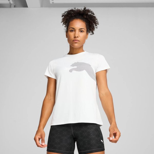 Koszulka damska Train All Day Big Logo Puma - white