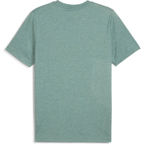 Koszulka męska Essentials No.1 Logo Heather Puma - Green Moon