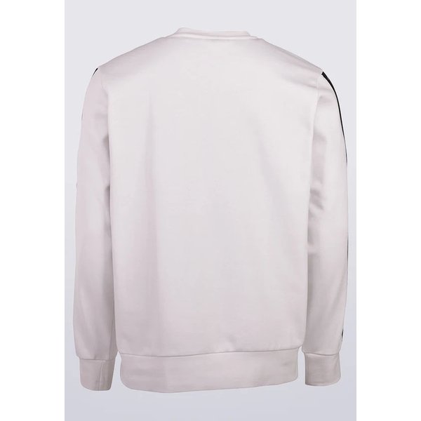 Bluza męska Logo Stripe Kappa - Bright White - Sport-Shop.pl