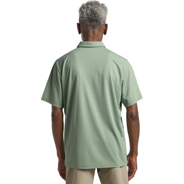 Koszulka męska polo Delgami Polo Jack Wolfskin - eucalyptus