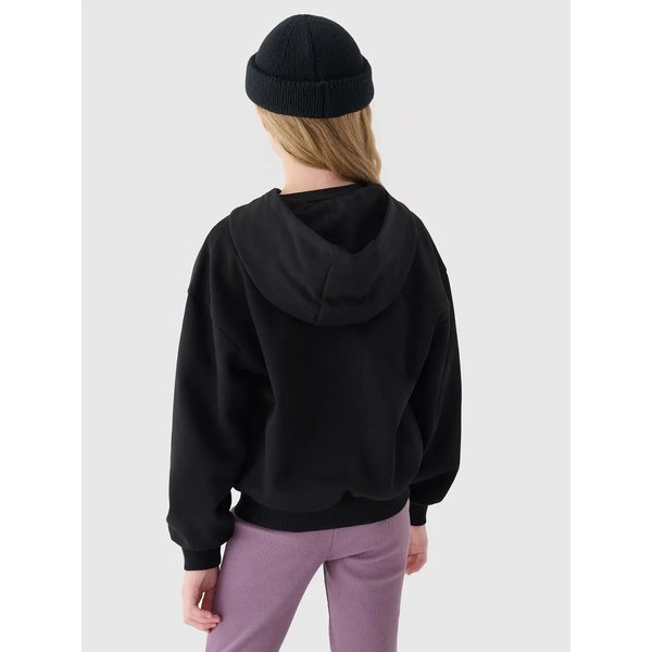 Bluza dziewczęca TSWSF1213 4F - głęboka czerń