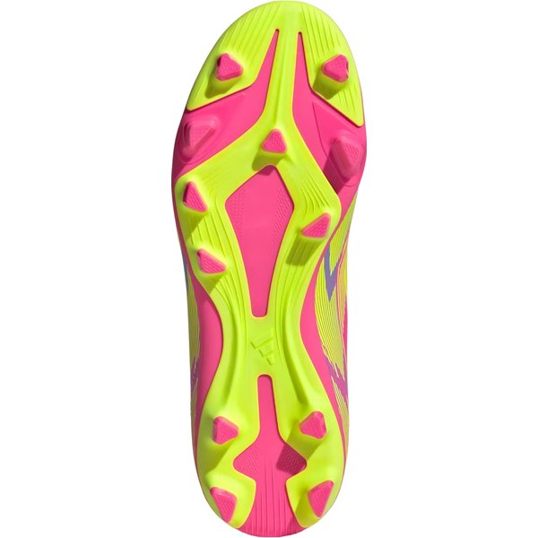 Buty piłkarskie, korki F50 Club FG/MG Jr Adidas - Lucid Pink/Lucid Lemon/Blue Fusion