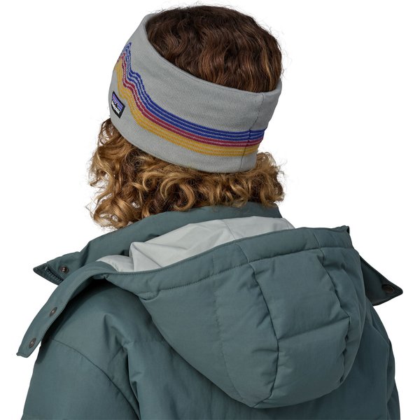 Opaska na głowę Powder Town Headband Patagonia - Fresh Tracks: Dried Vanilla