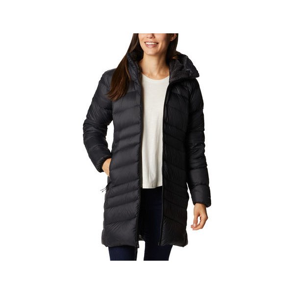 Płaszcz puchowy damski Autumn Park Down Mid Columbia - Black