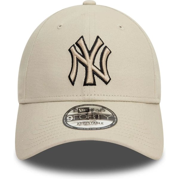 Czapka z daszkiem Team Outline 940 NYY New Era - beżowy