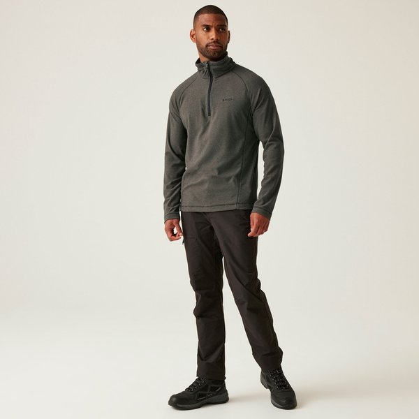 Bluza polarowa męska Montes Regatta - Treetop/Black