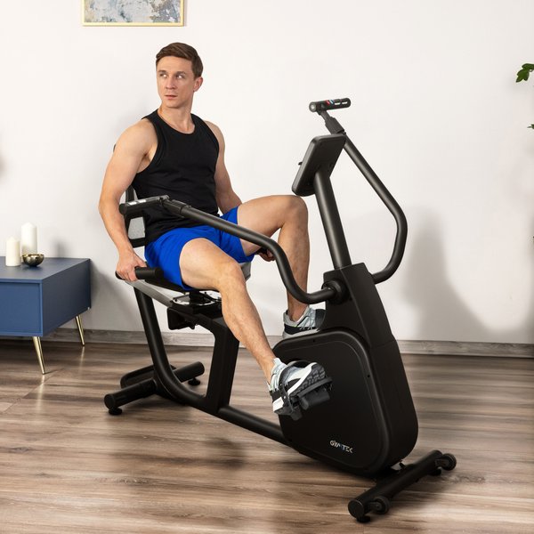 Rower poziomy z obrotowym siedziskiem XBR8000 Gymtek