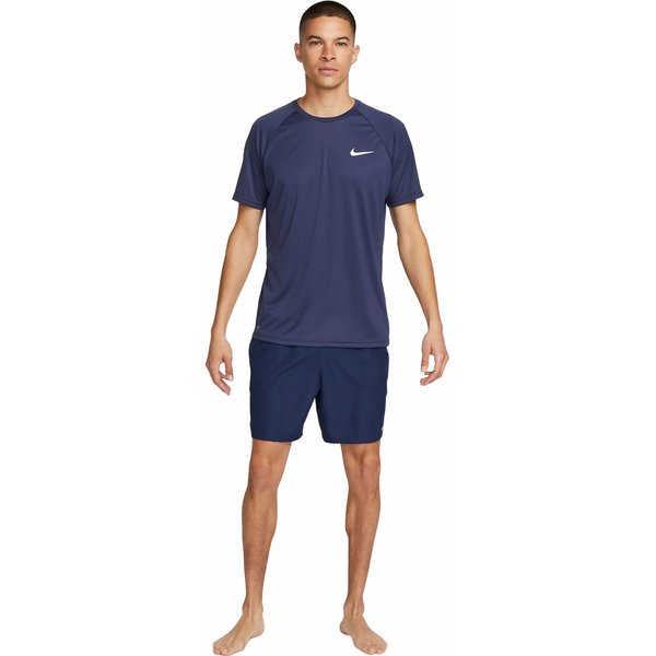 Koszulka męska Hydroguard Nike Swim - granatowa