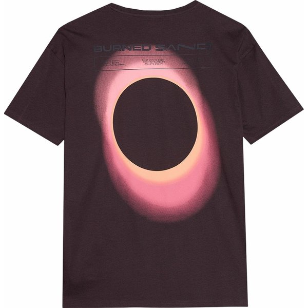 Koszulka męska 4FWSS24TTSHM1286 4F - ciemny brązowy