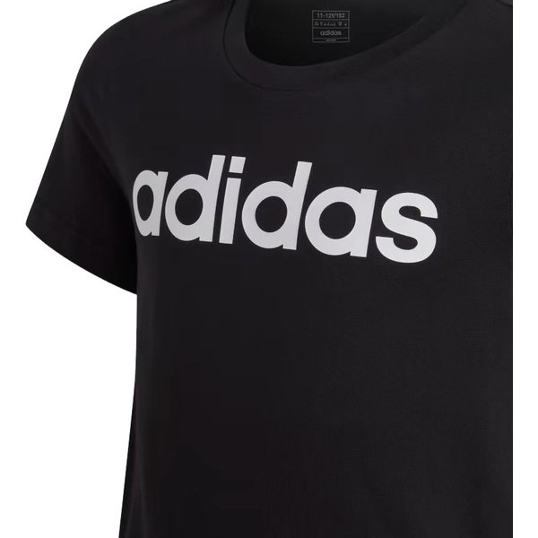 Koszulka juniorska Essentials Linear Logo Cotton Slim Adidas