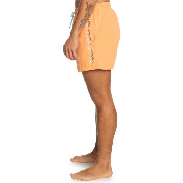Spodenki kąpielowe męskie Behind Waves Quiksilver - Tangerine