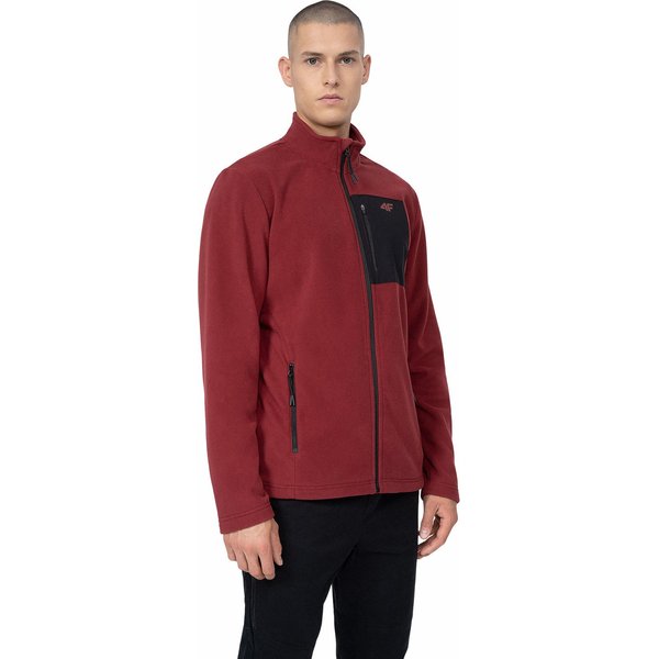 Polar męski 4FSS23TFLEM074 4F - bordowy