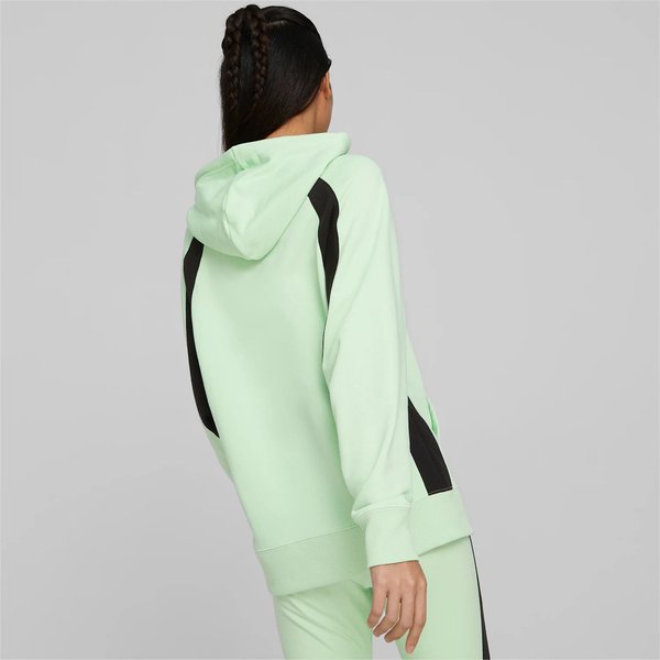 Bluza damska Classics Block Hoodie Puma - limonkowy